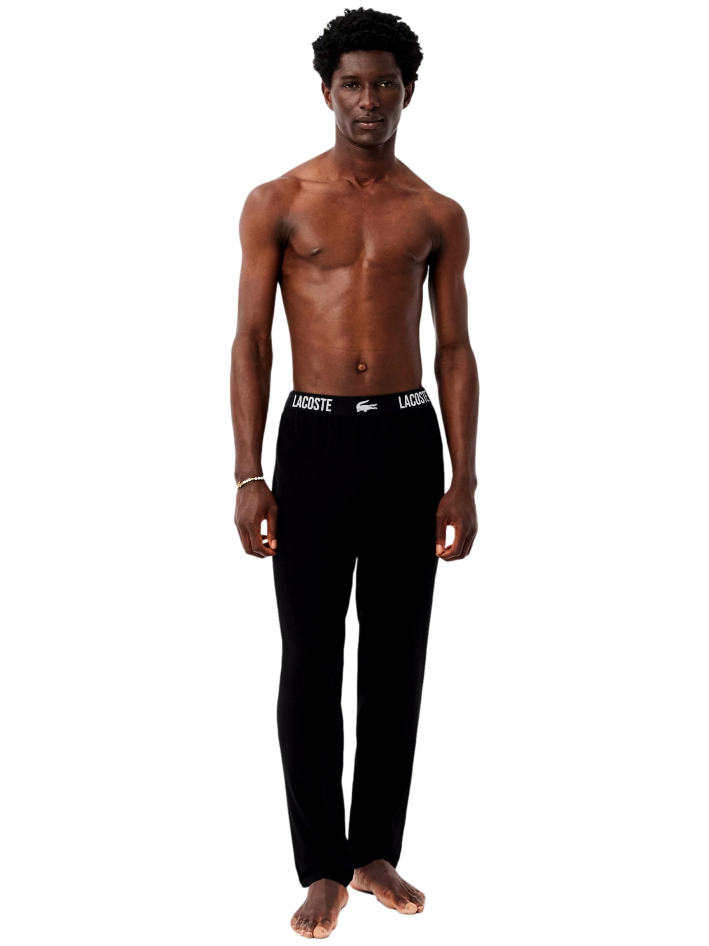 Pantaloncini da pigiama di LACOSTE in nero