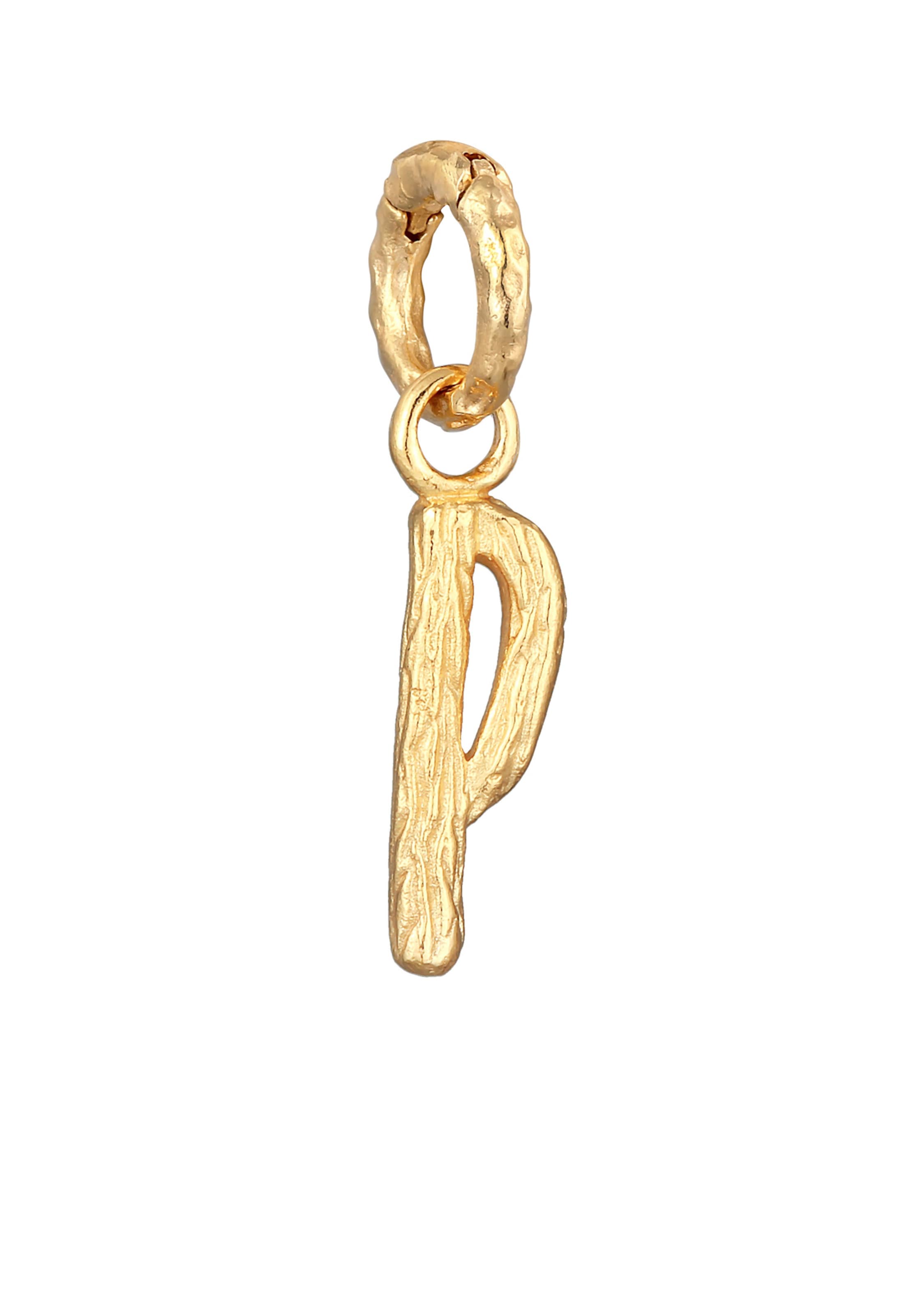 ELLI Hangers 'Buchstabe - P' in Goud: voorkant