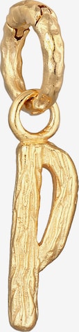 ELLI Pendant 'Buchstabe - P' in Gold: front