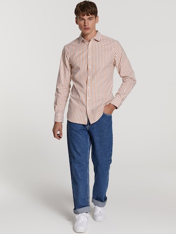 Shiwi - Regular Fit Camisa 'Orlando' em castanho