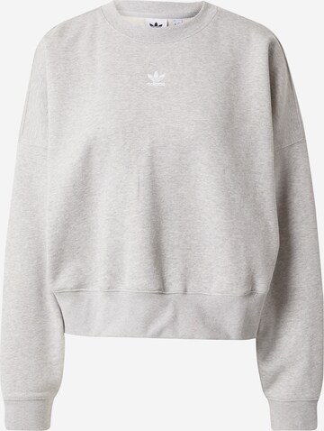 pilka ADIDAS ORIGINALS Megztinis be užsegimo 'Adicolor Essentials Fleece': priekis