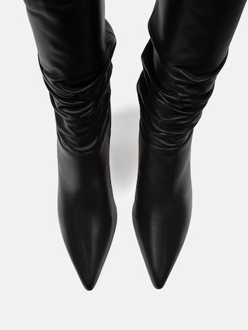L37 HANDMADE SHOESLežerne čizme 'NEVER TO WALK IN SHADOWS' - crna boja