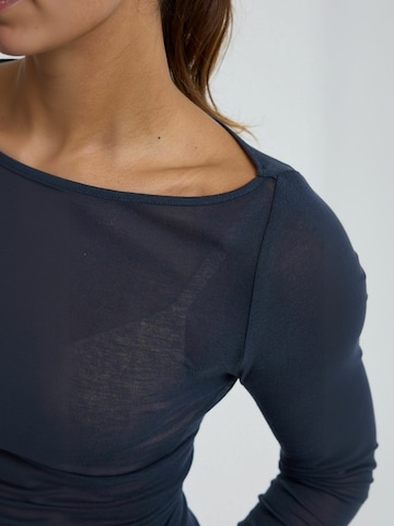Haut ' Cotton ' Seamless Basic en noir