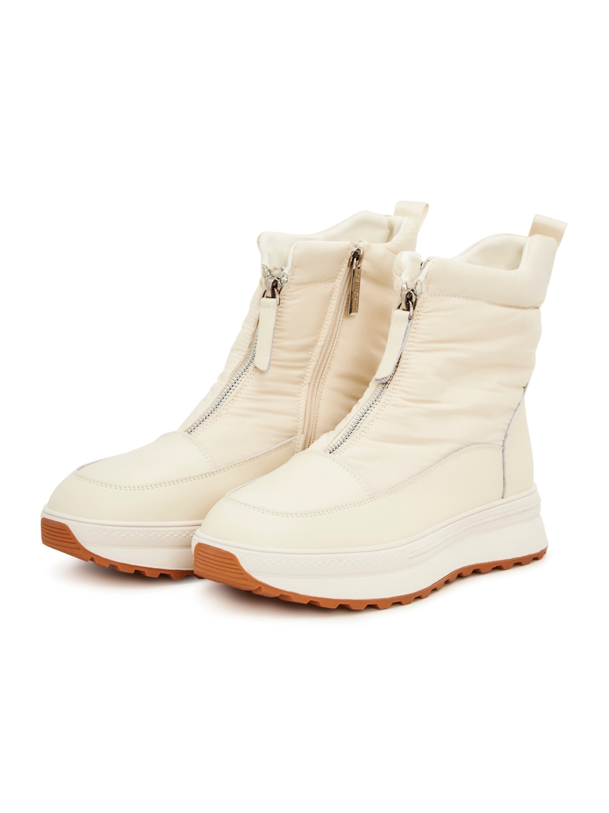Bottes CESARE GASPARI en beige