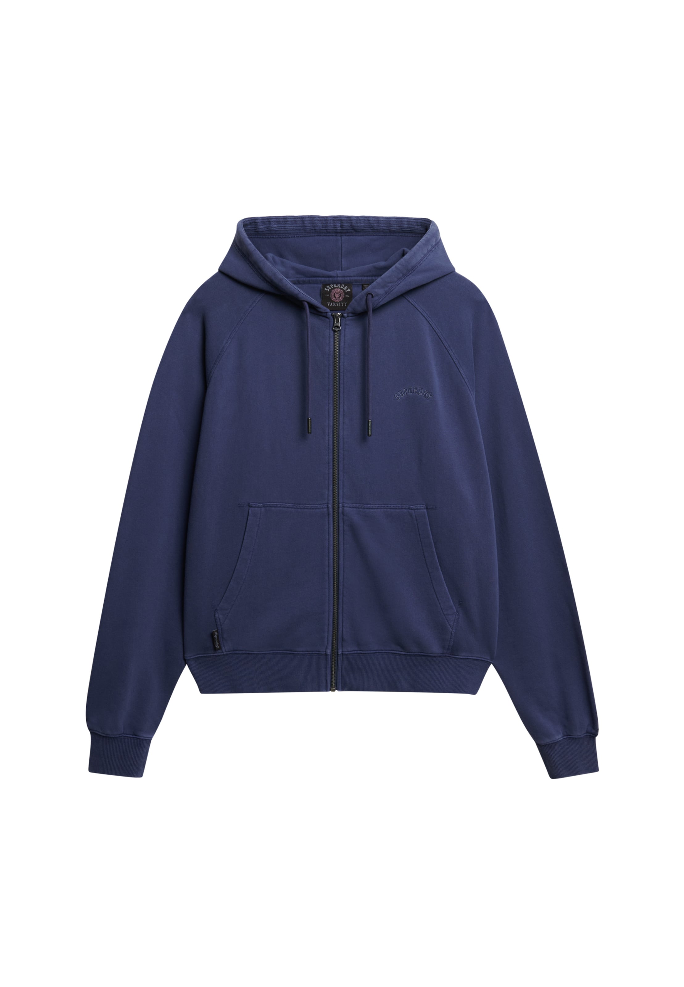 Veste de survêtement 'Essential' Superdry en bleu : devant