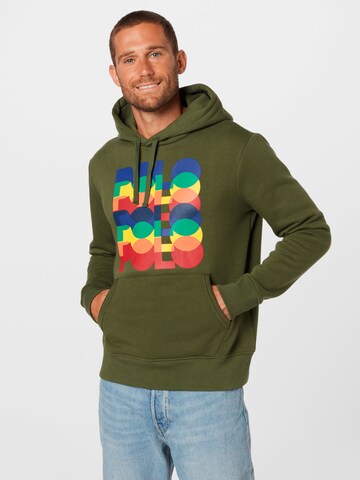 Polo Ralph Lauren Sweatshirt in Groen: voorkant