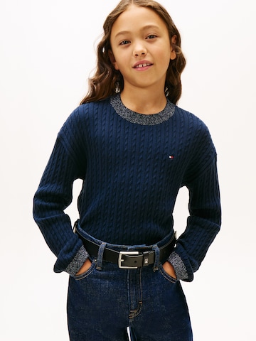 Pull-over TOMMY HILFIGER en bleu : devant