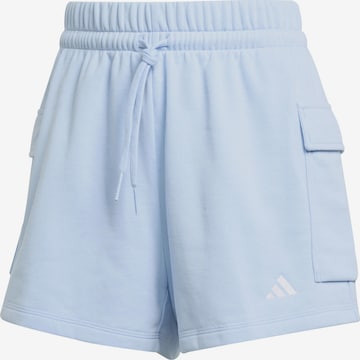 ADIDAS SPORTSWEARregular Sportske hlače - plava boja: prednji dio