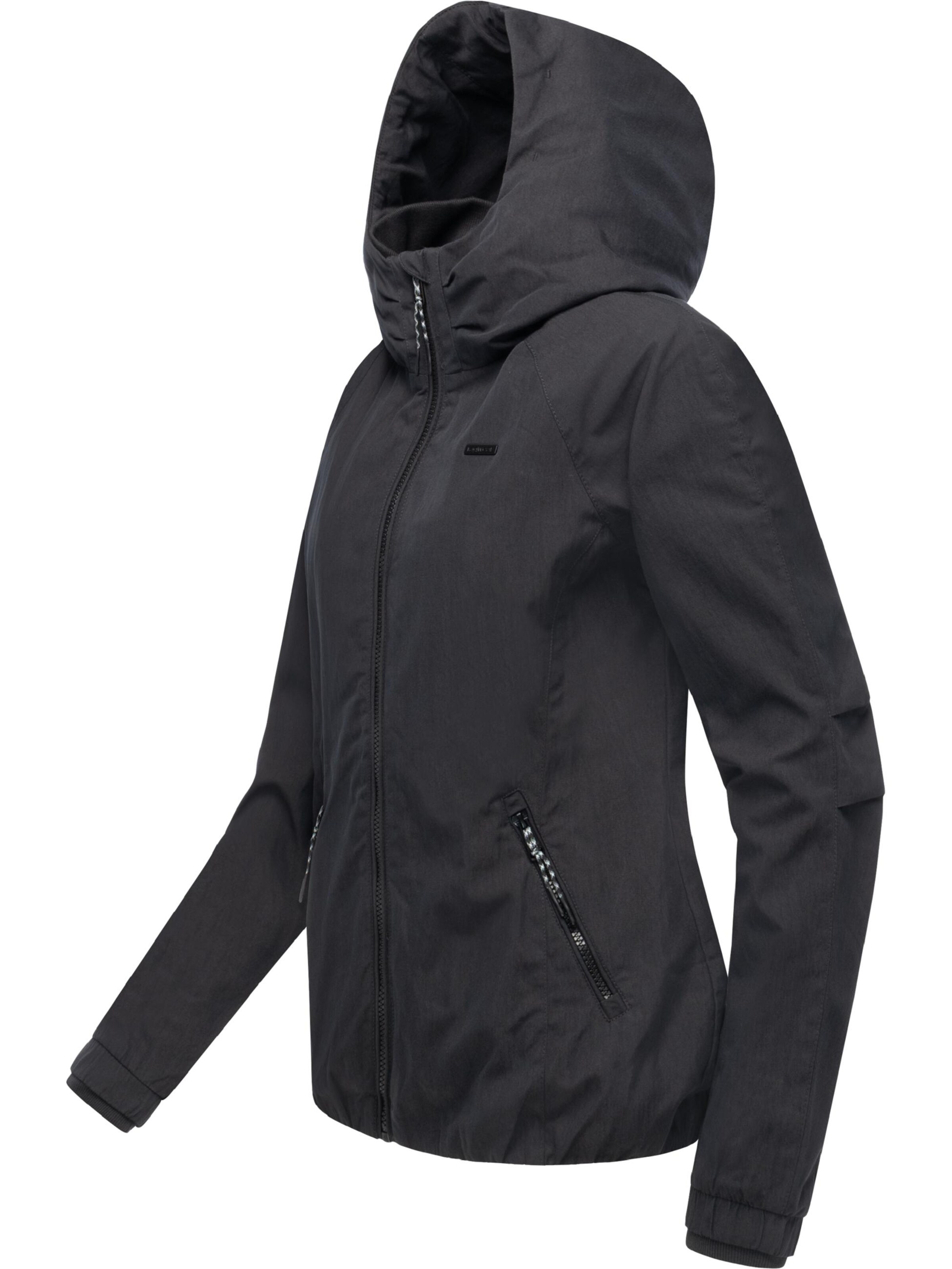 Ragwear Weatherproof jacket 'Dizzie A Youmodo' in Black