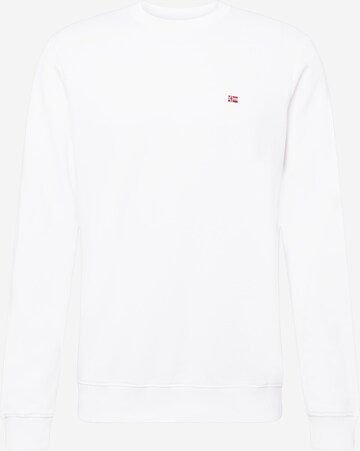 NAPAPIJRI Sweatshirt 'BALIS' in Weiß: front