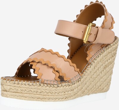 See by Chloé Sandales 'Glyn' en beige, Vue avec produit