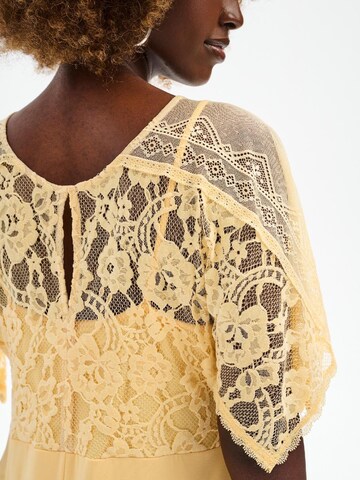 Blue Shadow Dress 'Danja-2' in Yellow
