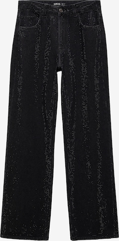 MANGO Regular Jeans 'Dioni' in Zwart: voorkant