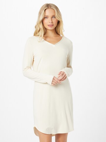 TRIUMPH Nightgown 'Climate Aloe' in Beige: front