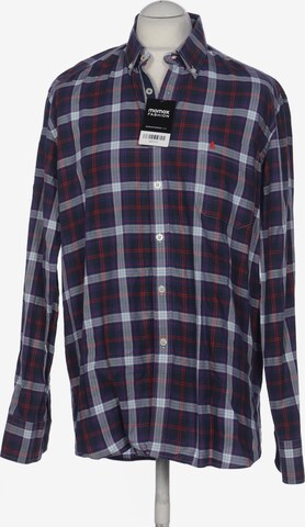 Ragman Button Up Shirt in L in Blue: front
