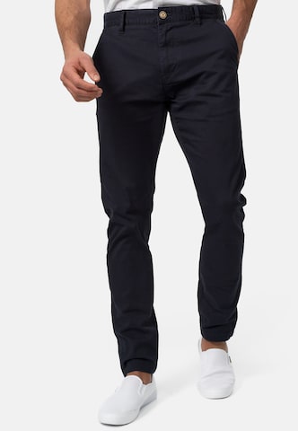INDICODE JEANS Regular Chino 'Cherry' in Zwart: voorkant