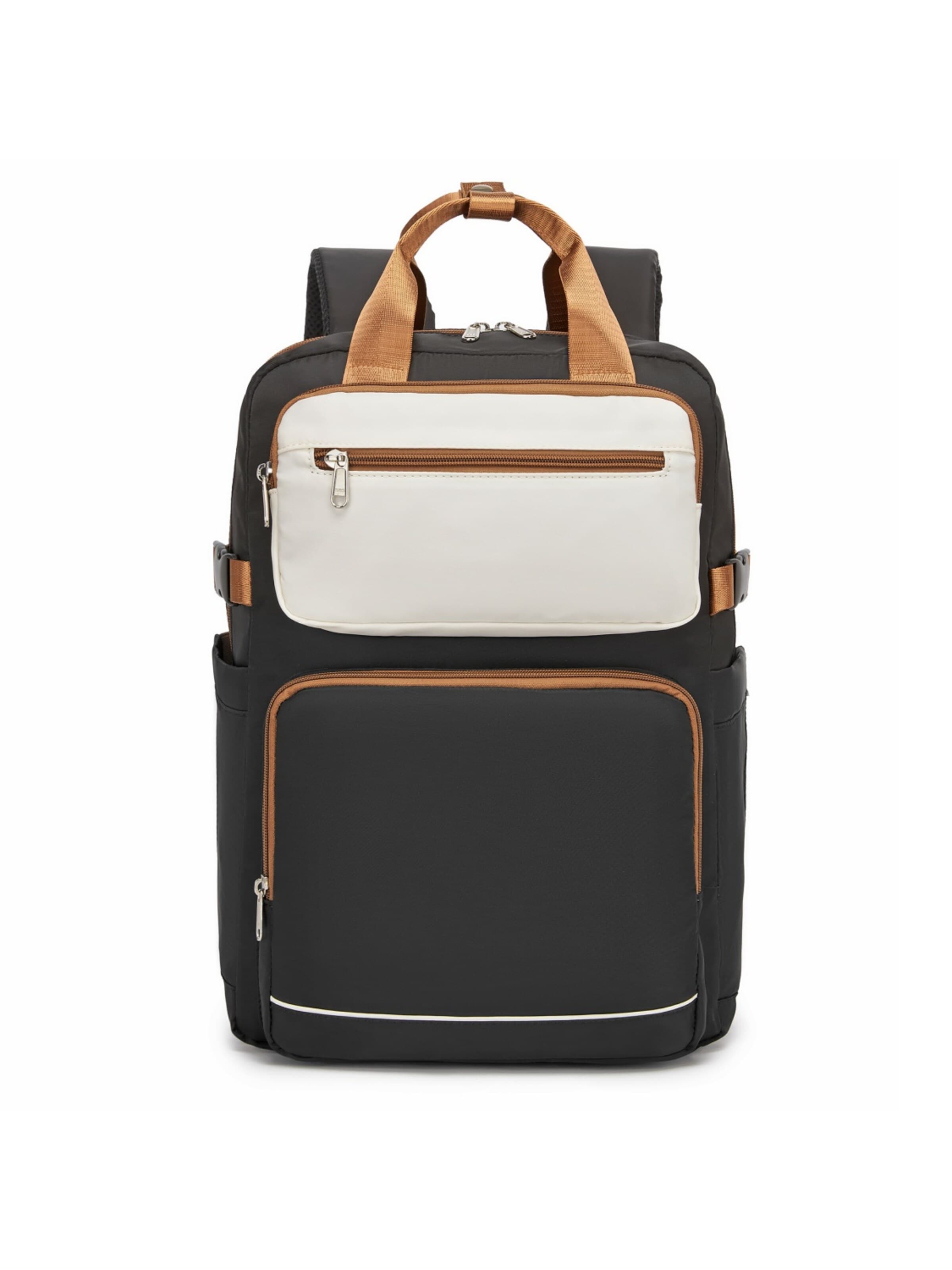 Kono Backpack in Black: front