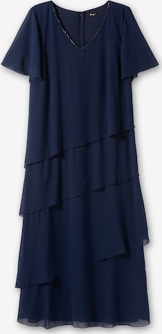 SHEEGO Evening Dress in Blue: front