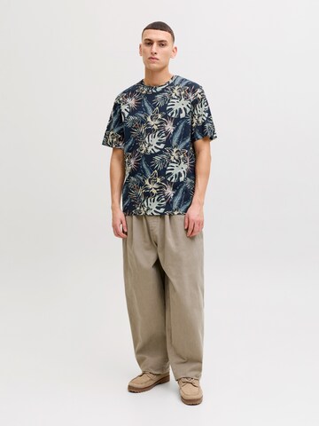 JACK & JONES Bluser & t-shirts 'JJHONOLULU' i blå