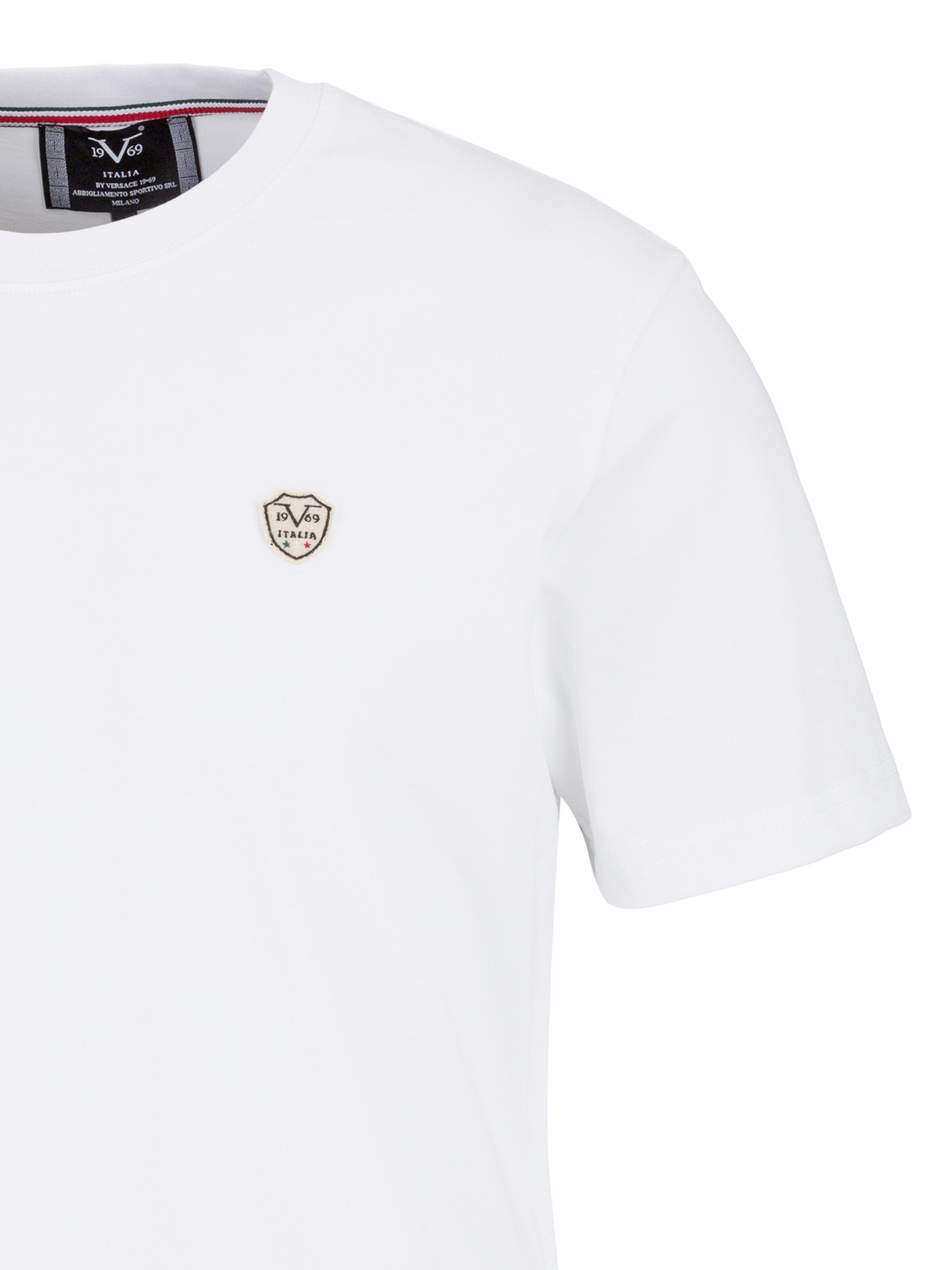 19V69 ITALIA Тениска 'Rafael' в бяло