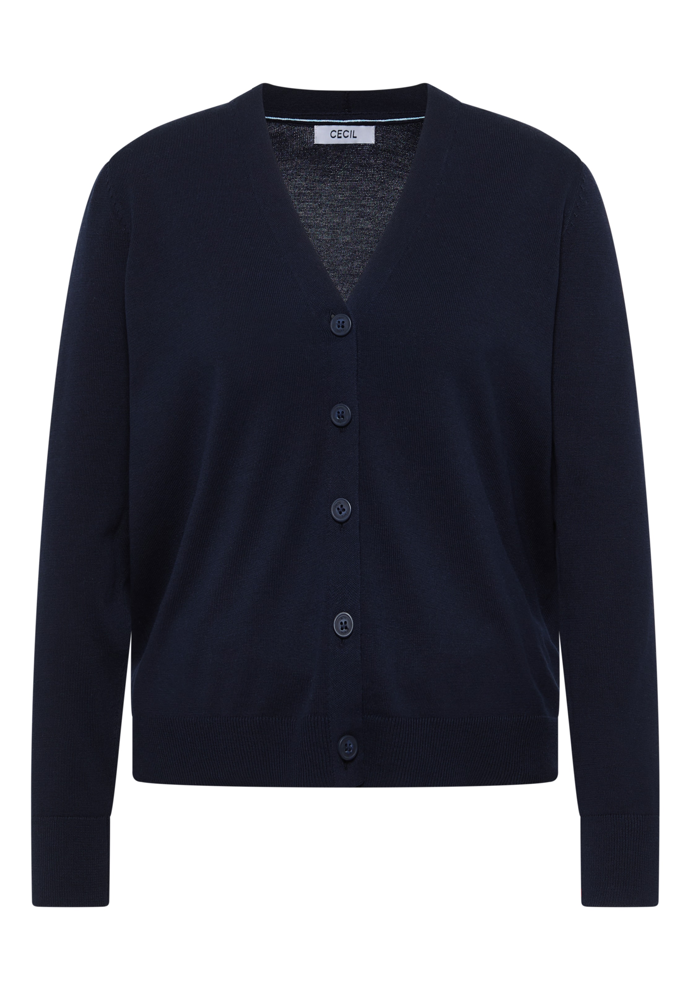 CECIL Knit Cardigan in Blue: front