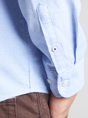 Coupe slim Chemise 'JJEOxford' JACK & JONES en bleu