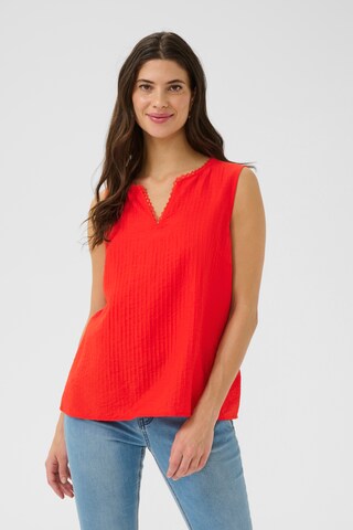 Cream Blus 'CRLori' i röd: framsida