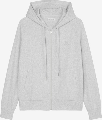 Marc O'Polo - Sudadera con cremallera ' Heavy Jersey ' en gris: frente
