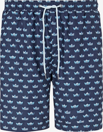 Jan Vanderstorm Board Shorts ' Adalhard ' in Blue: front