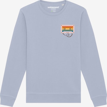 Watapparel Sweatshirt ' Rainbow Cassette ' in Blau: Vorderseite