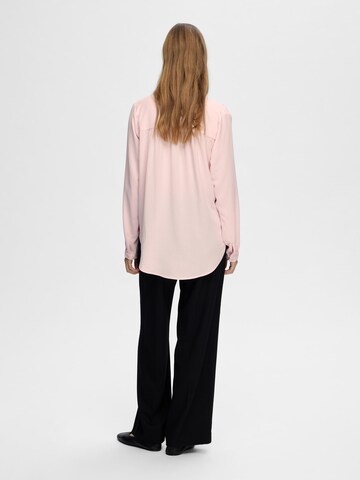 SELECTED FEMME Bluse 'Mivia' in Pink