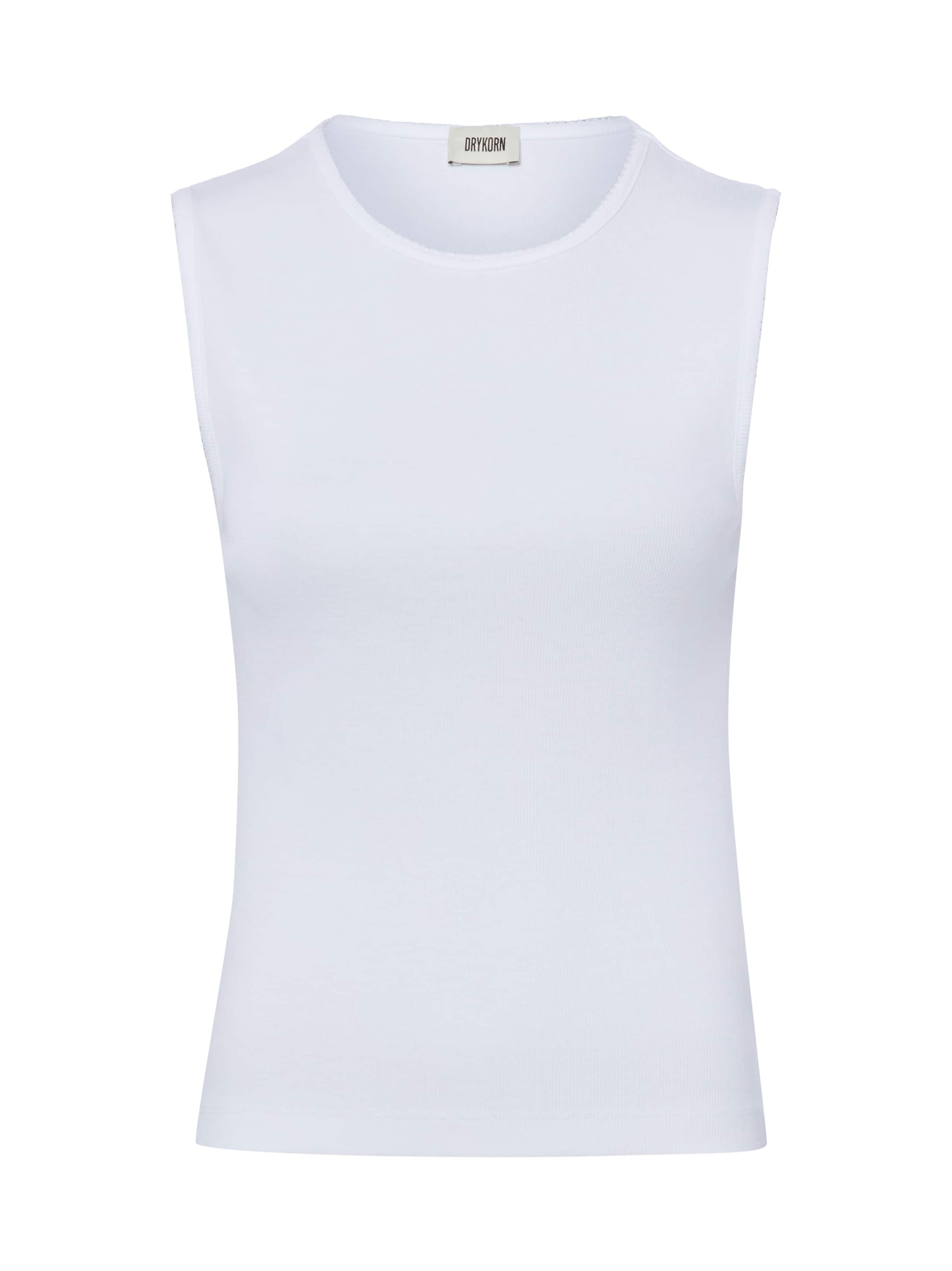 DRYKORN Top ' Farida ' in White: front