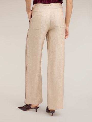 Wide leg Pantaloni di MOTIVI in beige