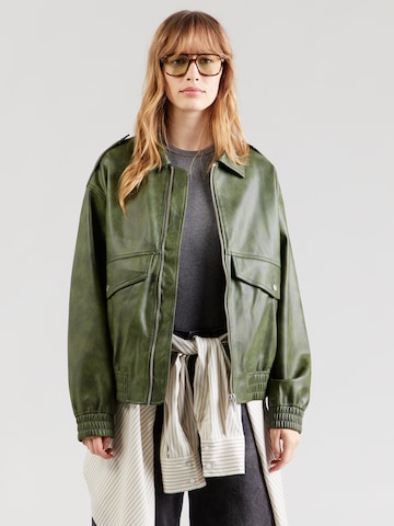 Giacca di mezza stagione di TOPSHOP in verde: frontale