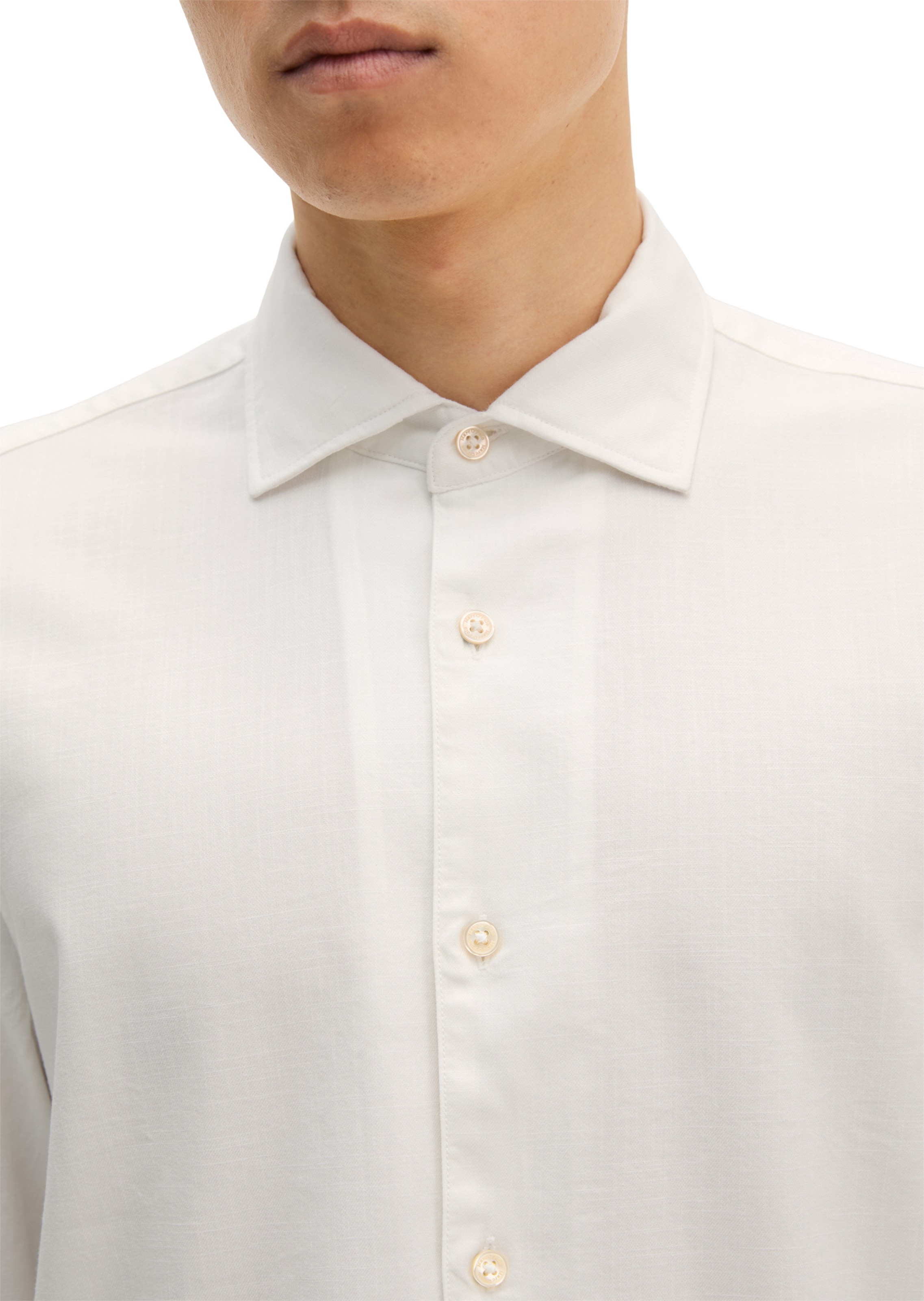 Coupe regular Chemise Marc O'Polo en blanc