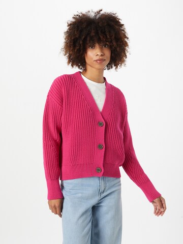 Geacă tricotată de la TOMMY HILFIGER pe roz: față