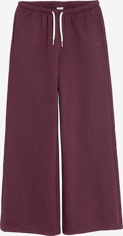 Wide leg Pantaloni sportivi di COOL CLUB by SMYK in rosso: frontale