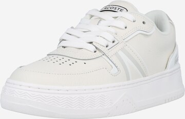 Baskets basses LACOSTE en blanc : devant