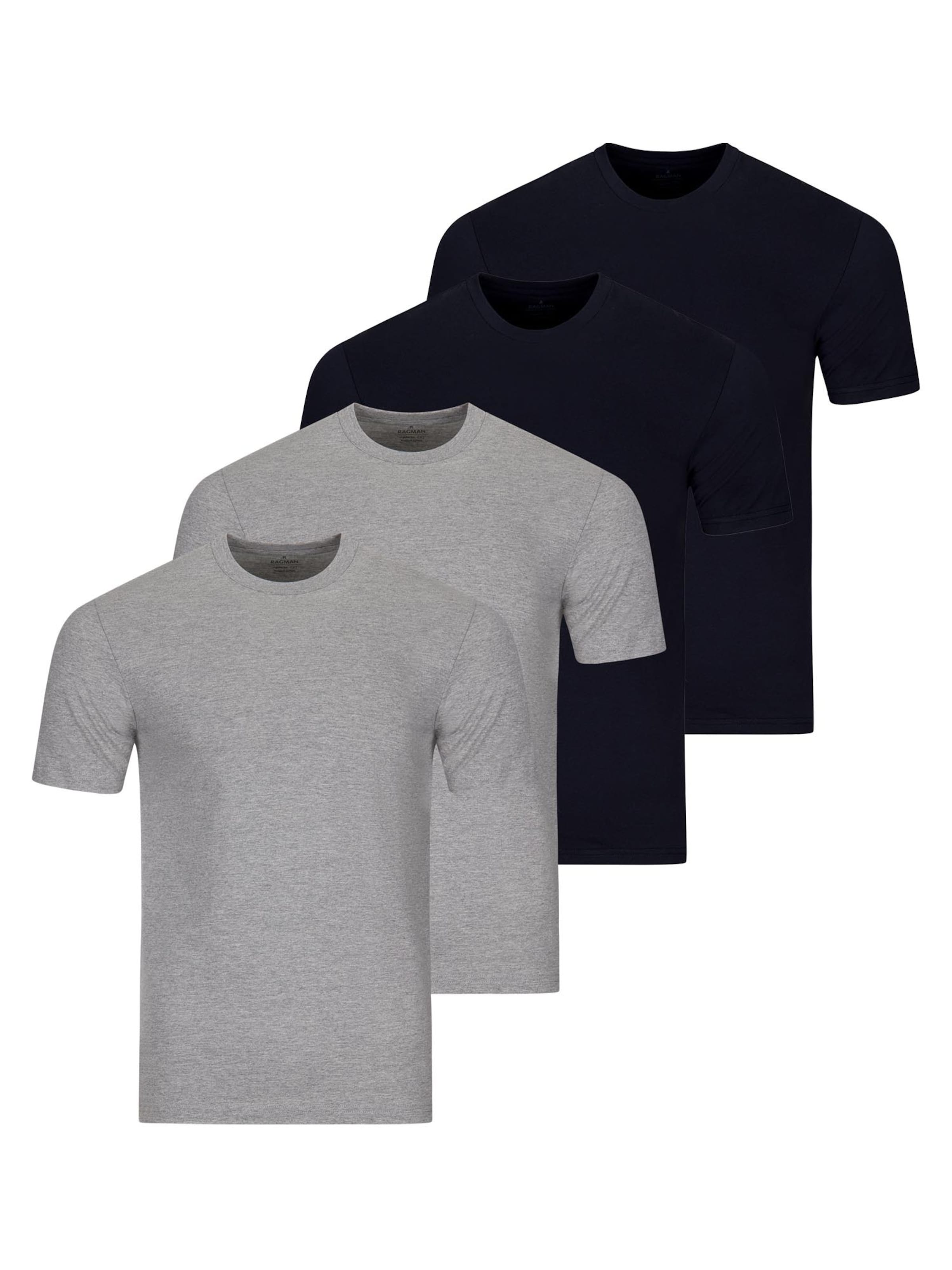 Ragman Onderhemd 'Basic' in Grijs: voorkant