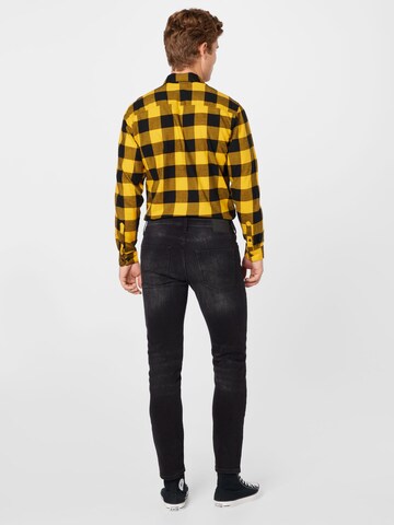 JACK & JONES Slimfit Jeans 'Tim' i svart