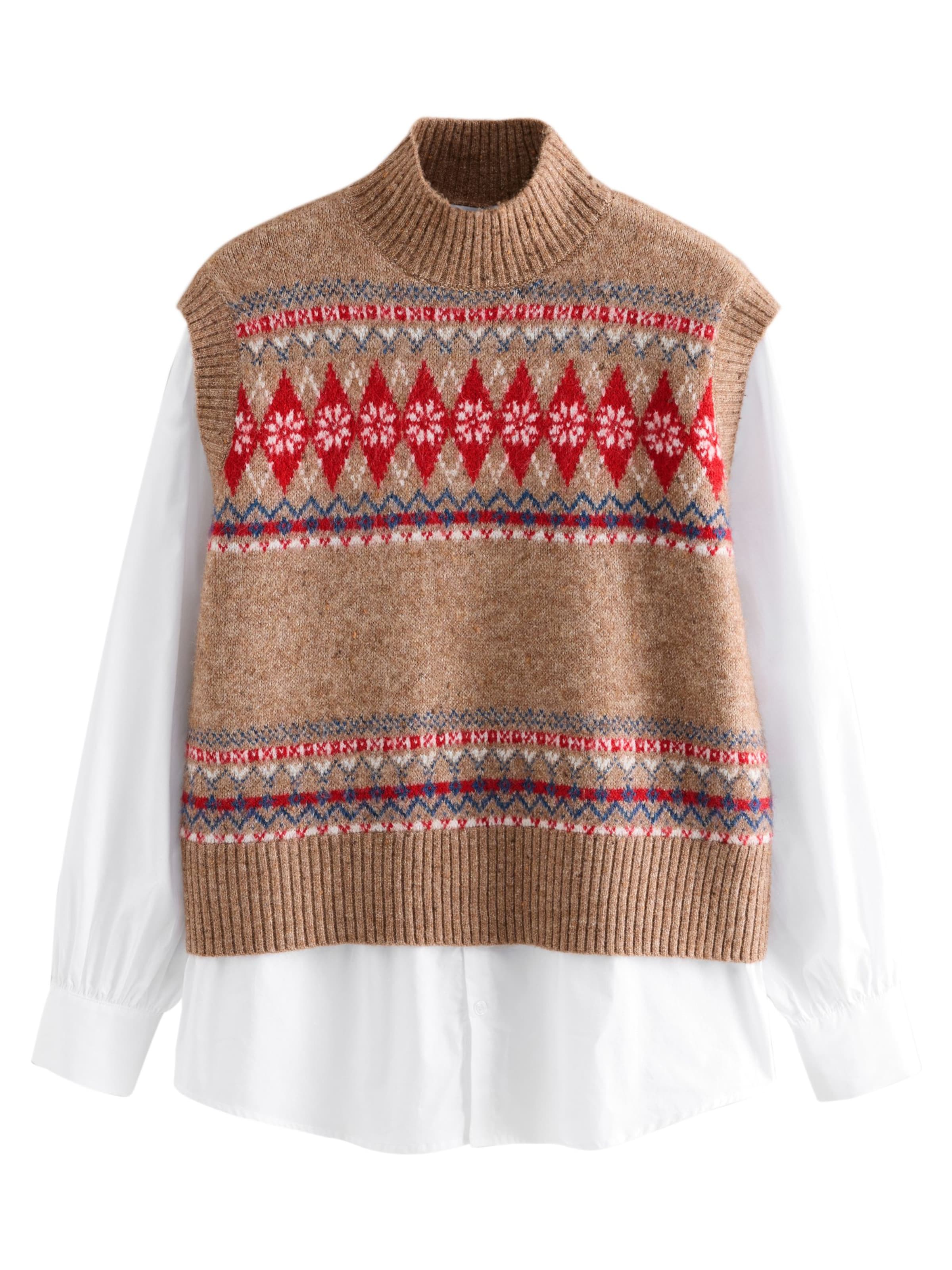 Pullover di Next in marrone: frontale