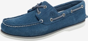 TIMBERLAND Mokasíny 'Boat 2 Eye' – modrá: přední strana