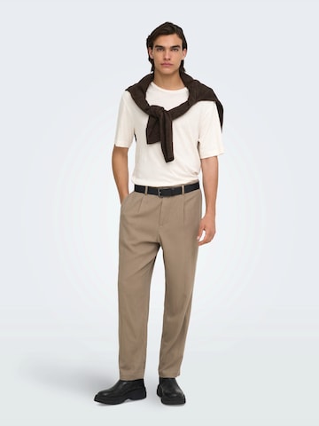 Only & Sons Sweater 'ONSMICHAEL' in Brown