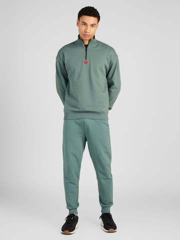 HUGO Red Tapered Pants 'Dayote' in Green