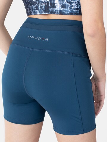 Skinny Pantalon de sport Spyder en bleu