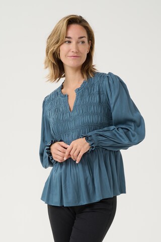 Kaffe Blouse 'Kamilla ' in Blue: front