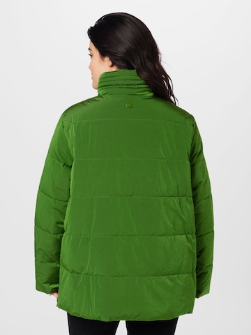 SAMOON Zimní bunda – zelená