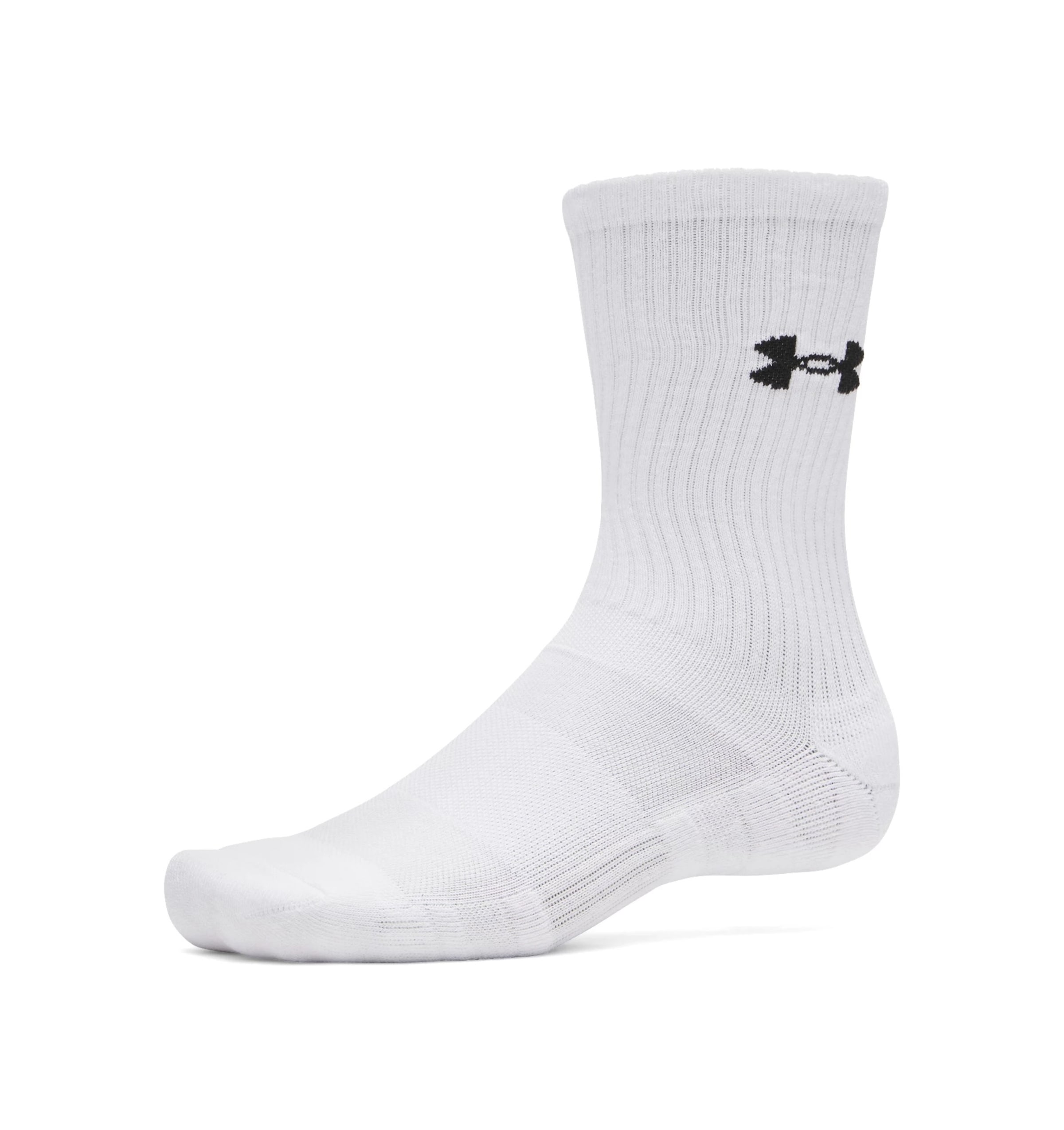 UNDER ARMOUR Athletic Socks in Black / White, Item view