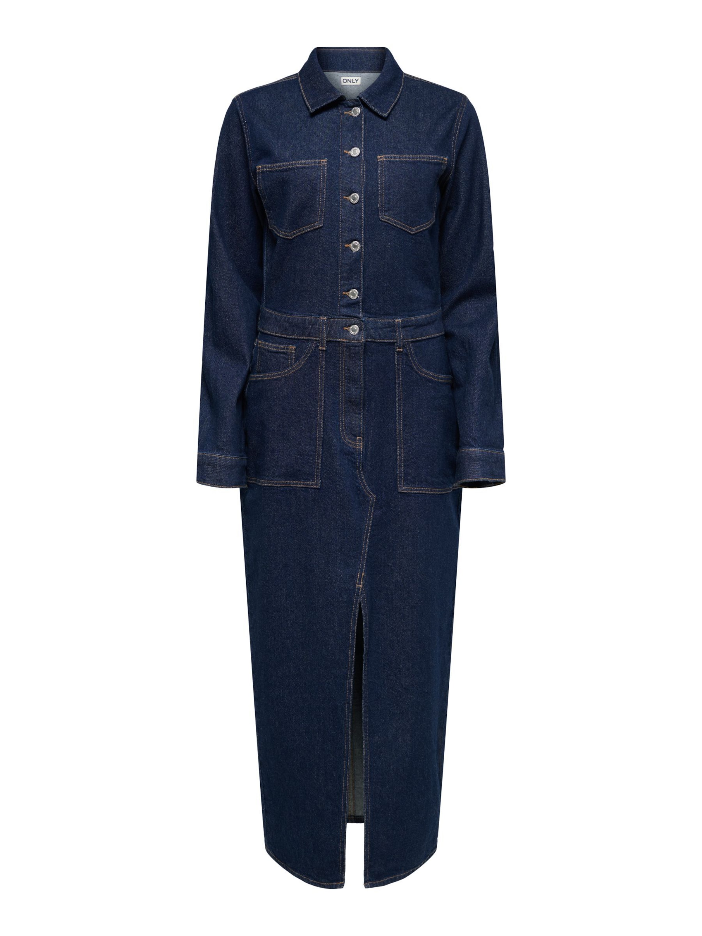 Abito camicia 'ONLPhilly' di ONLY in blu: frontale