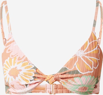 ROXY Triangel Bikinitopp 'LOVE THE SURF' i brun: forside